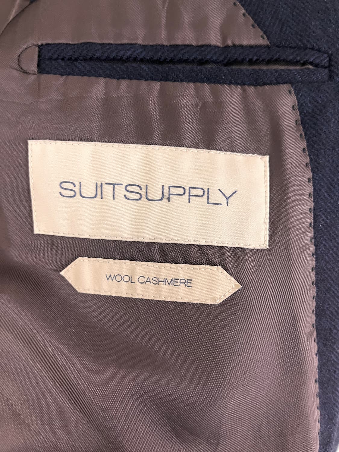 수트서플라이 하바나 네이비 자켓 (52) 상품이미지4