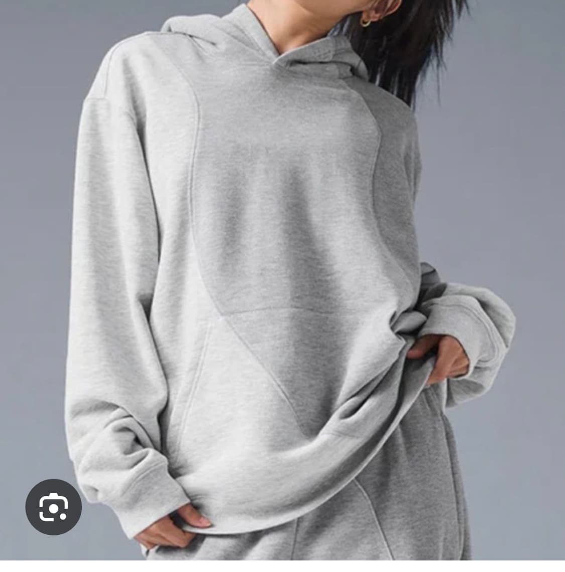 알로 요가 웨이브 후드티 헤더 그레이 xs 애슬레틱 상품이미지1