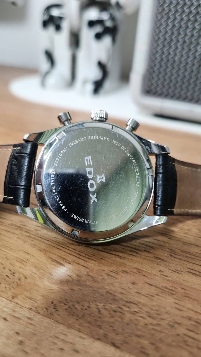 # 【EDOX】에독스 문페이즈 크로노그래프 스위스 남성 명품시계 급처 상품이미지7
