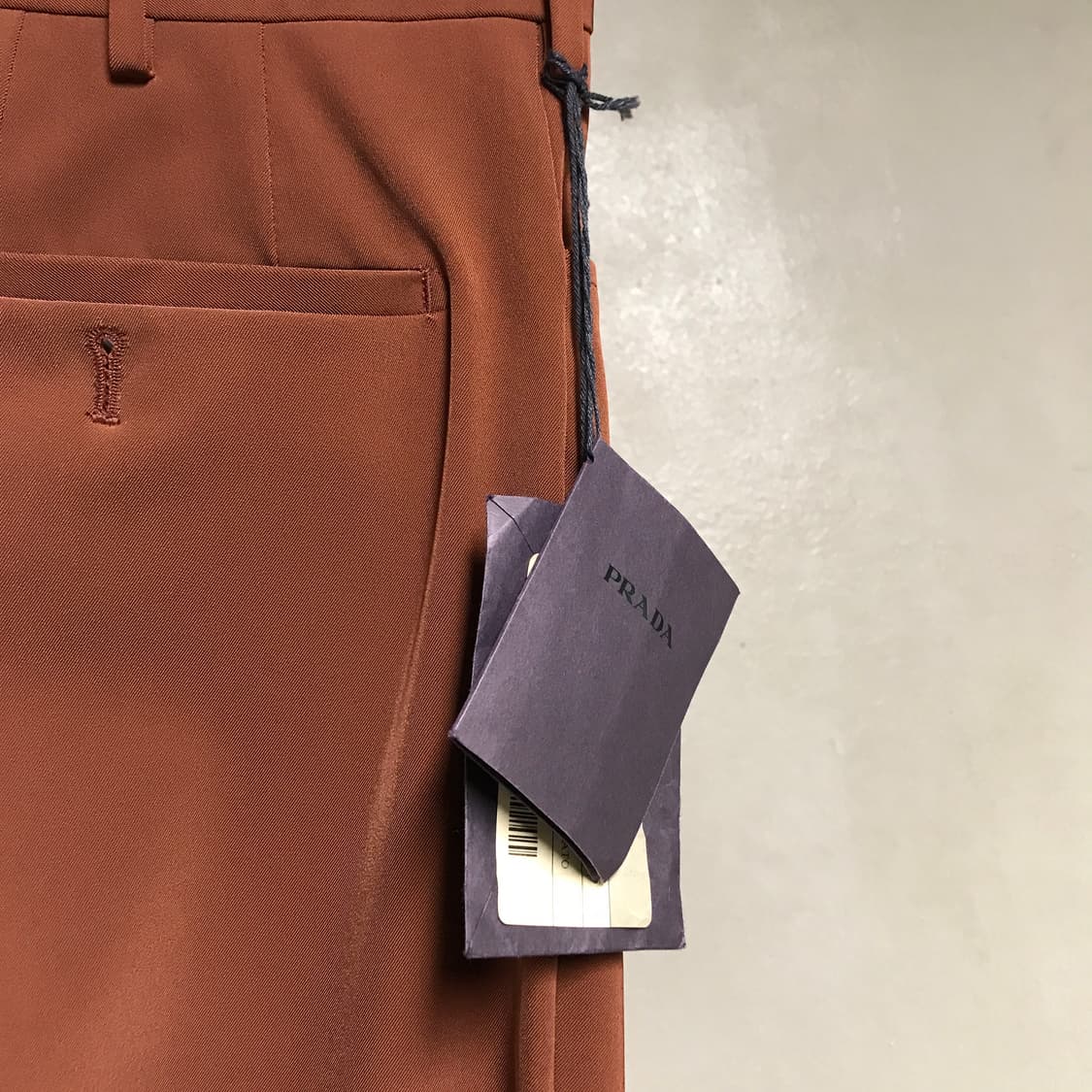 프라다 브라운 슬랙스 새상품 46 상품이미지6