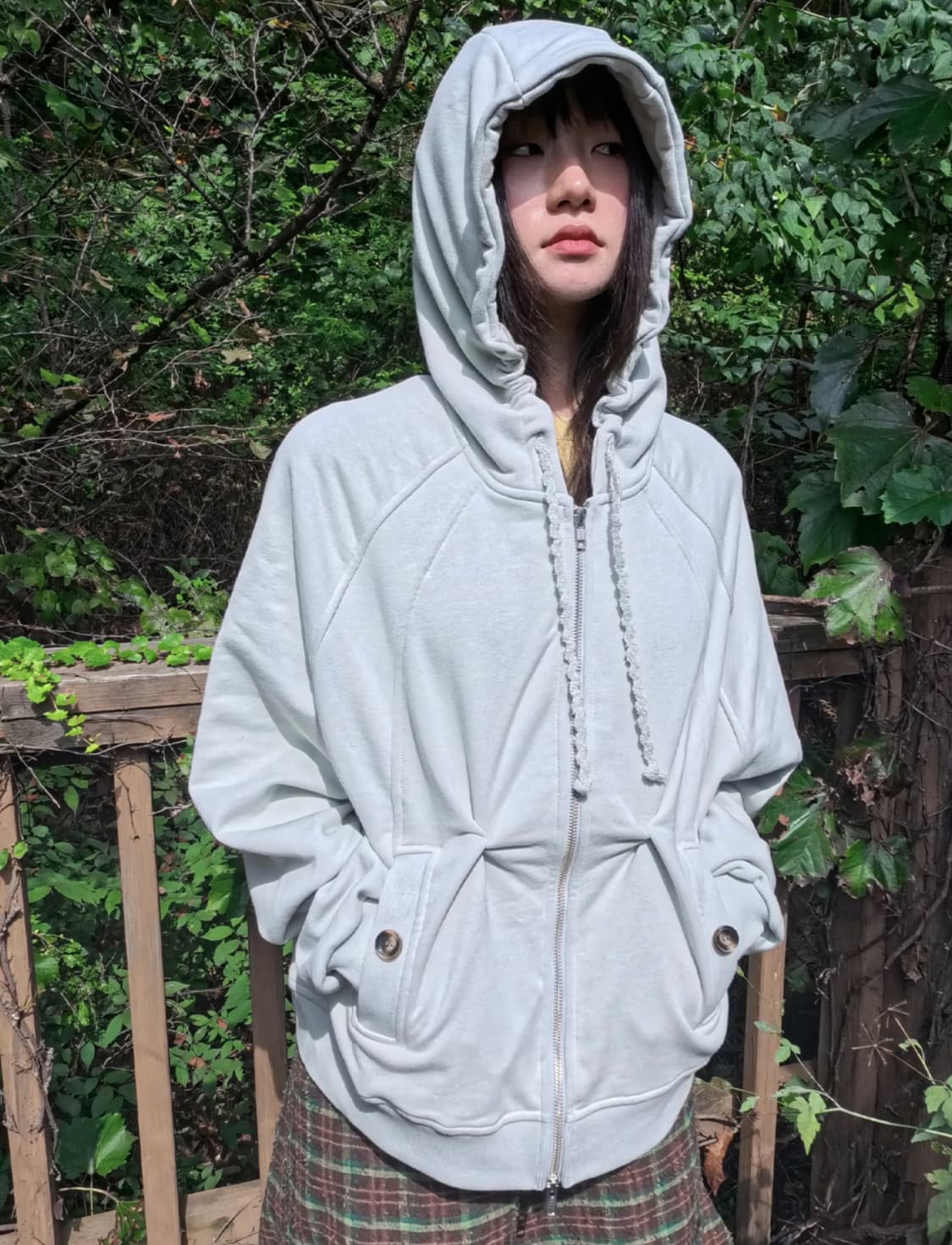 하트익스플로러 트위스트 핀치 후드집업 상품이미지3