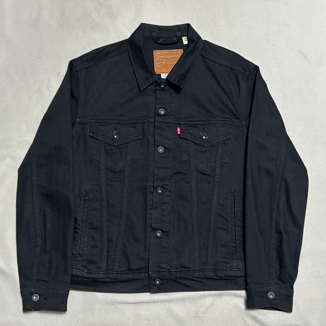 M 리바이스 블랙 데님 자켓 0330 상품이미지2