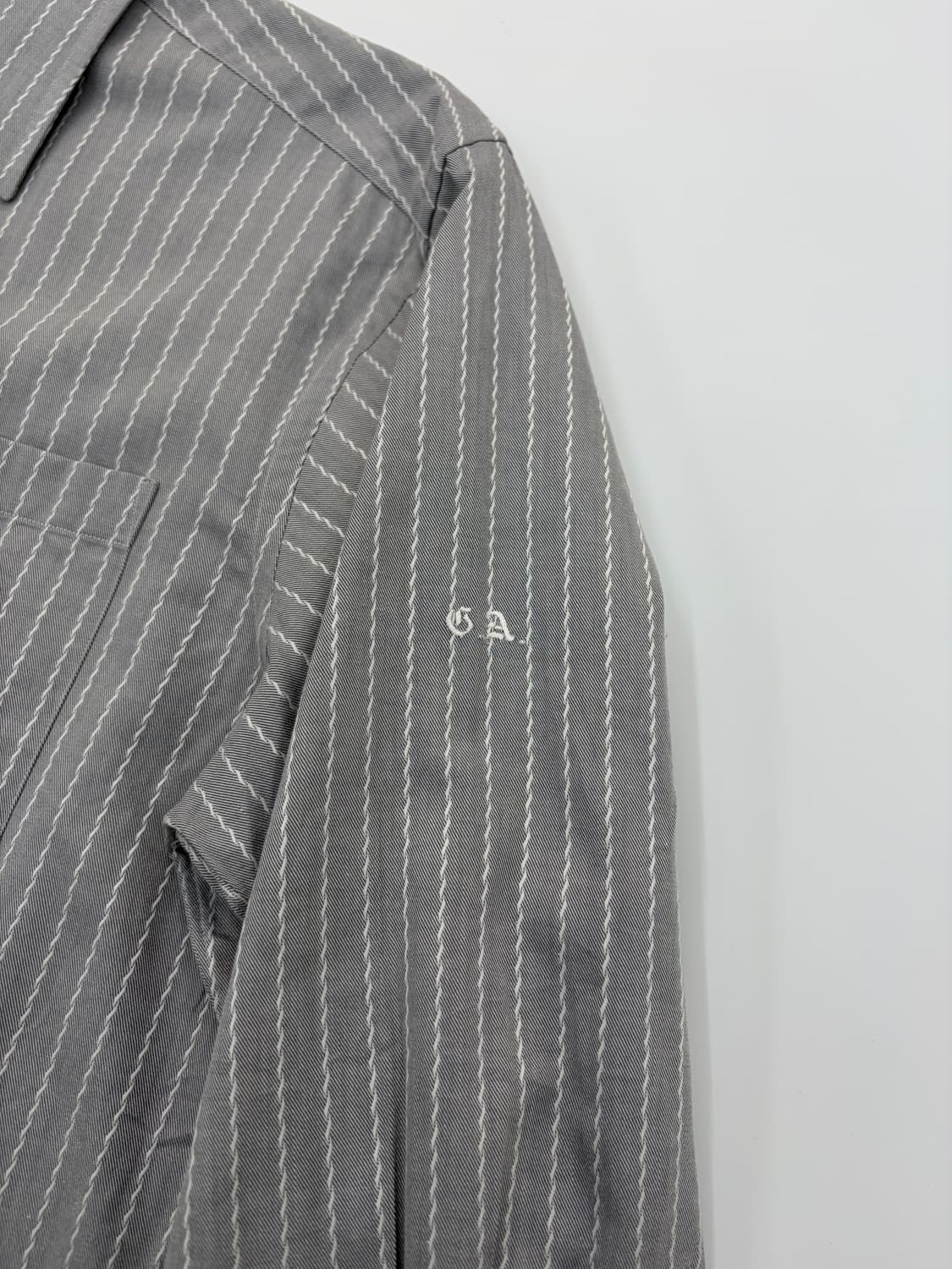 랑방 컬렉션 스트라이프 그레이 셔츠 상품이미지2