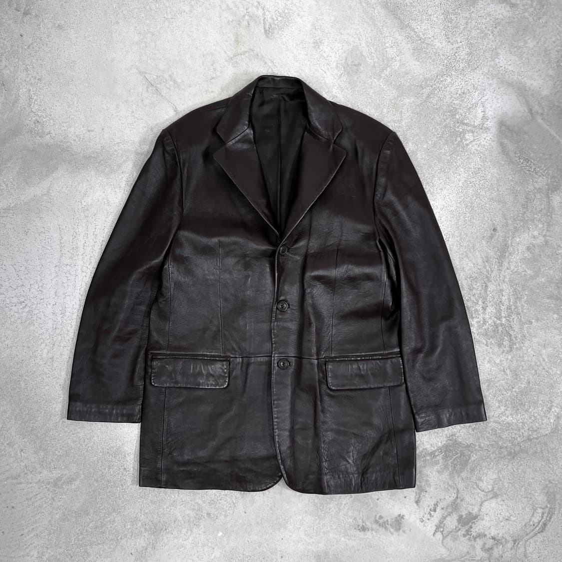 Patrizia_Pelli 가죽 블레이저 상품이미지1