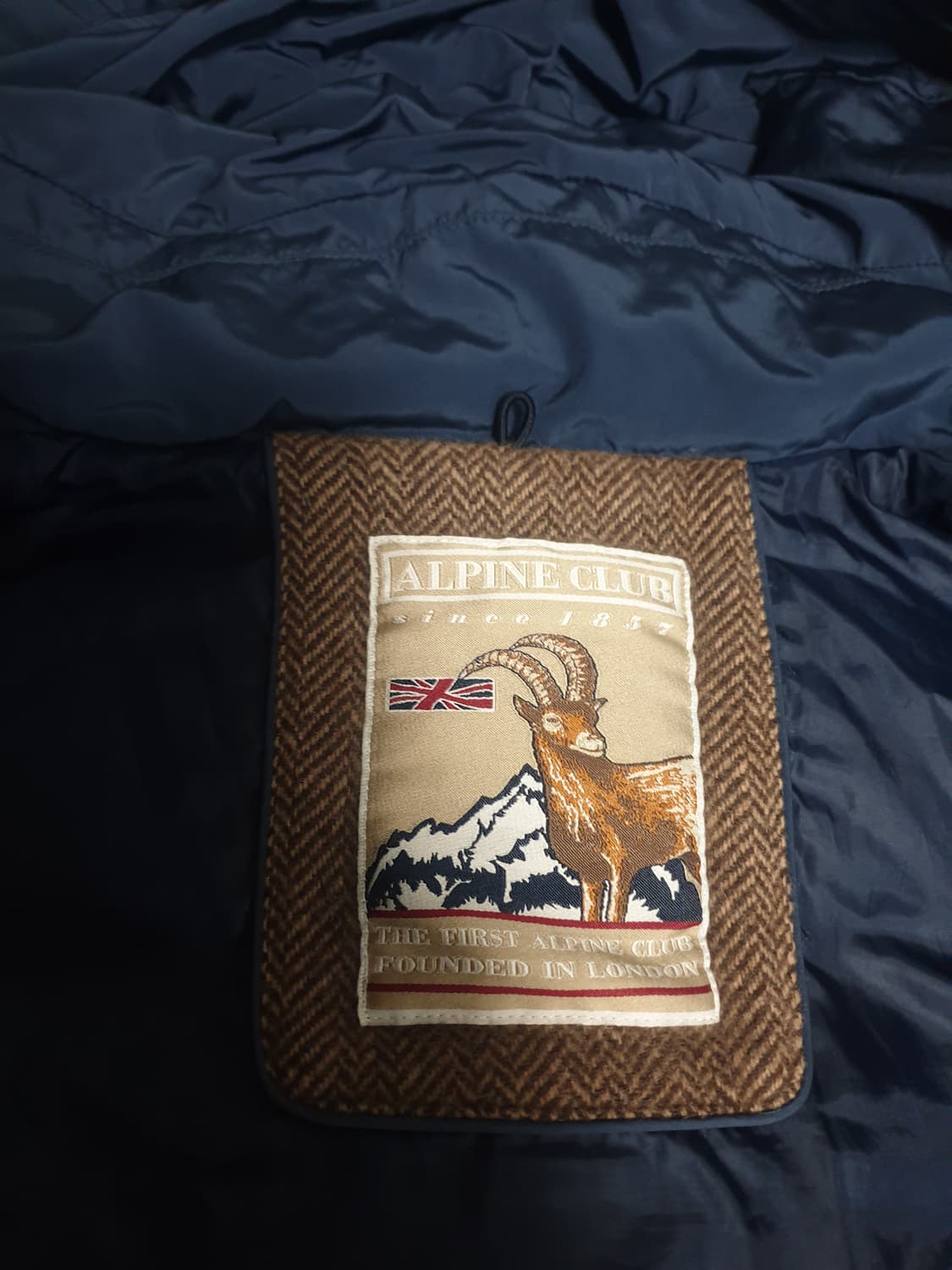코오롱 SPASSO 알파인클럽 덕다운 사파리 패딩 네이비 (L) 상품이미지3