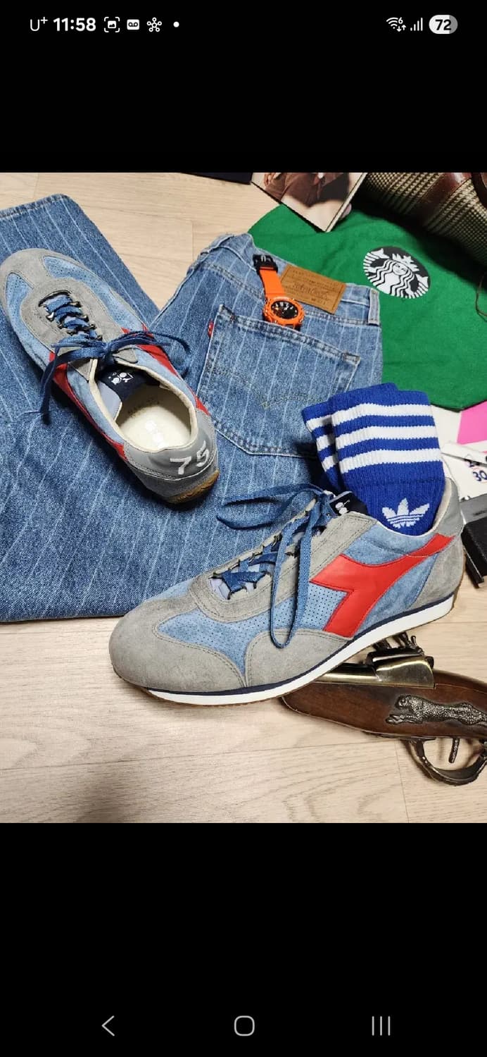 (스튜디오 촬영)(거의 새거)DIADORA 헤리티지 275 상품이미지1