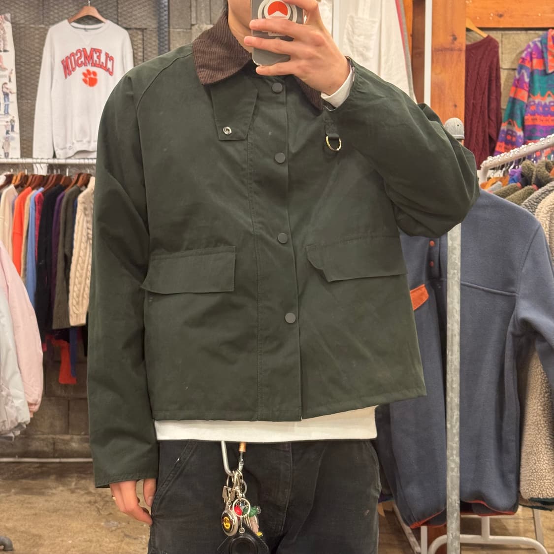 빈티지 사파리 헌팅 자켓 상품이미지5