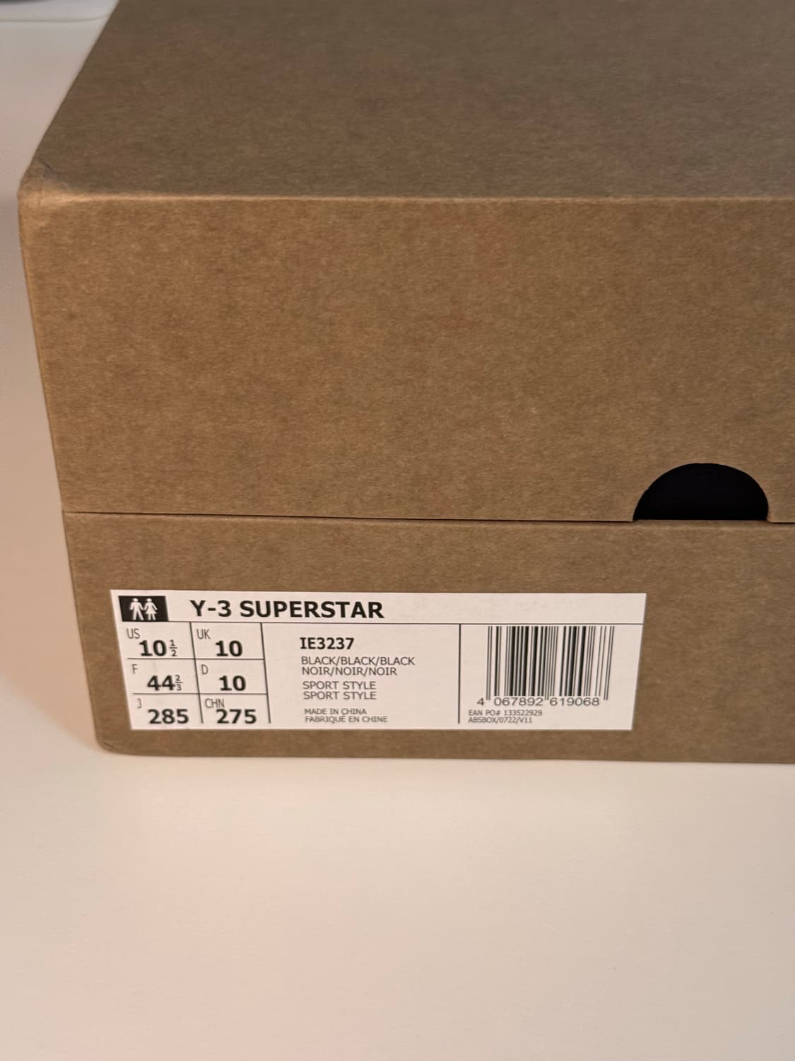 Y-3 슈퍼스타 트리플블랙 [285] 상품이미지7