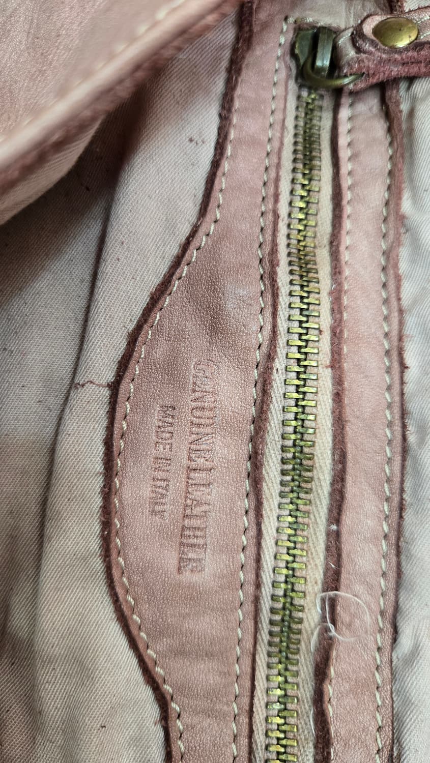 [Made in Italy] 이태리 천연가죽 빈티지 위빙 메쉬 크로스백 상품이미지8