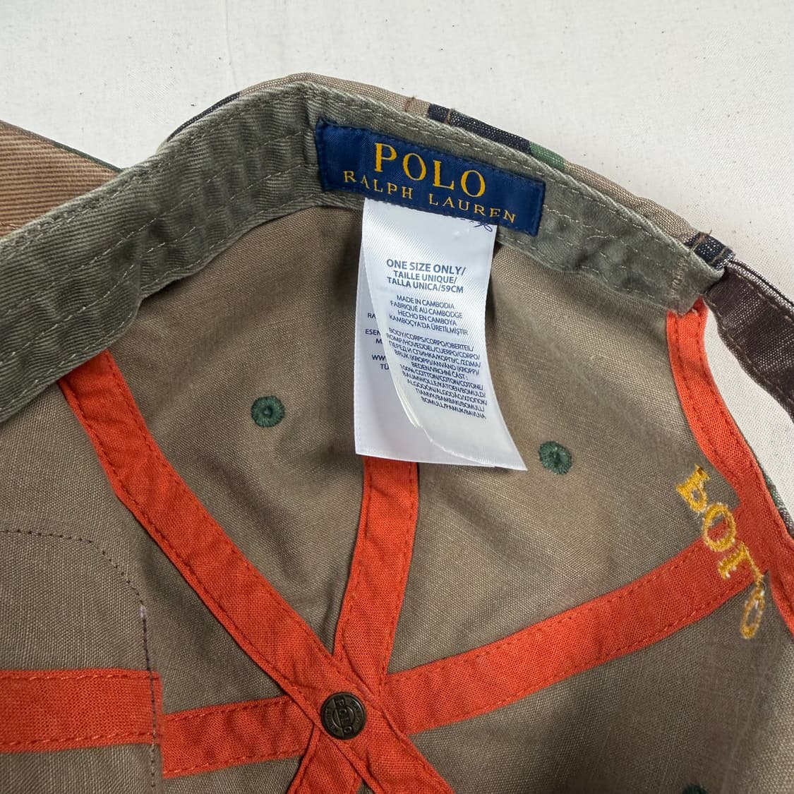 폴로 랄프로렌 카모 볼캡 상품이미지2