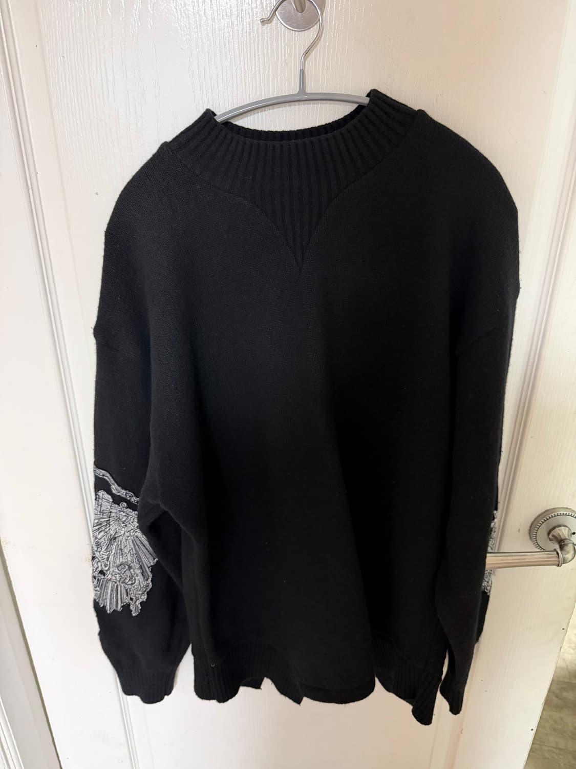 [48] 송지오옴므 자수 니트 상품이미지1