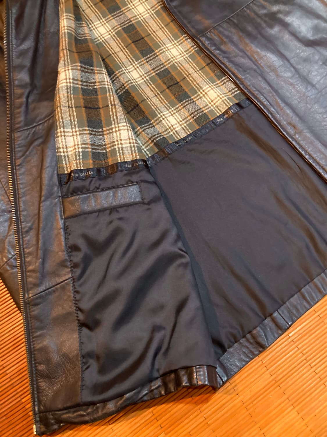 램스킨 레더 블루종 상품이미지8