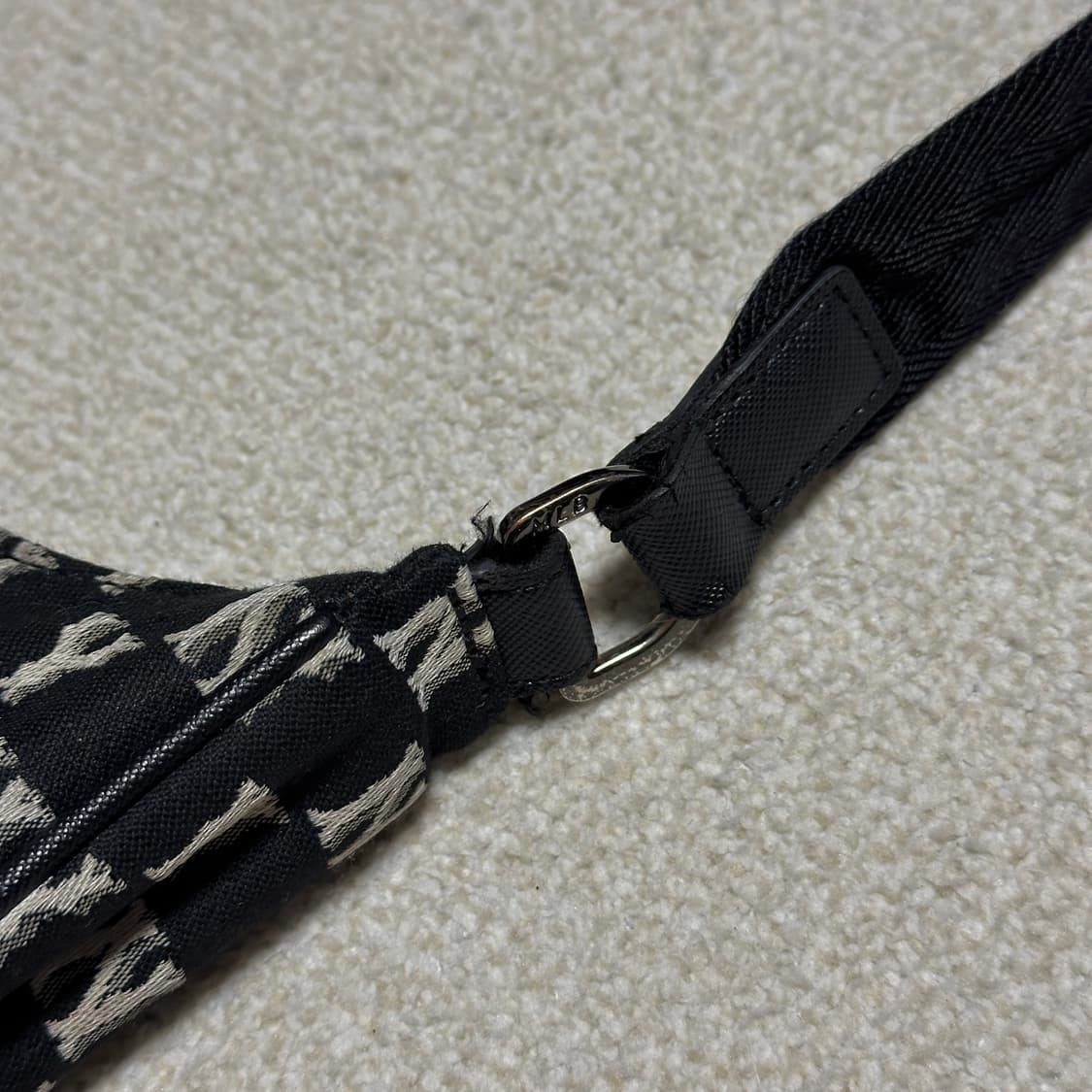 MLB 모노그램 자카드 호보백 상품이미지7