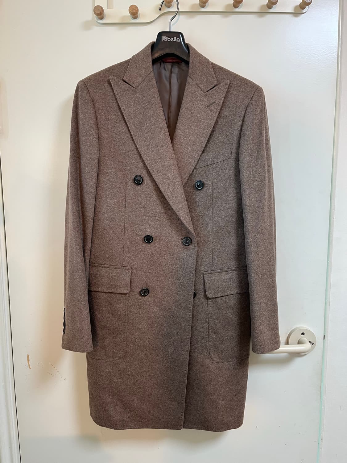 마에스트로 알베로 캐시미어 더블 코트 / 스킨 톤 브라운 95 상품이미지1