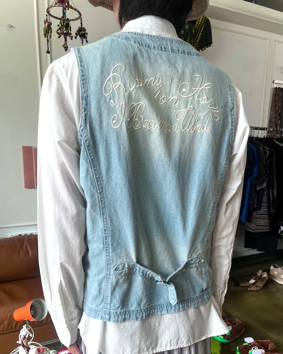 1980-90s Old Von Dutch Denim Vest 상품이미지3