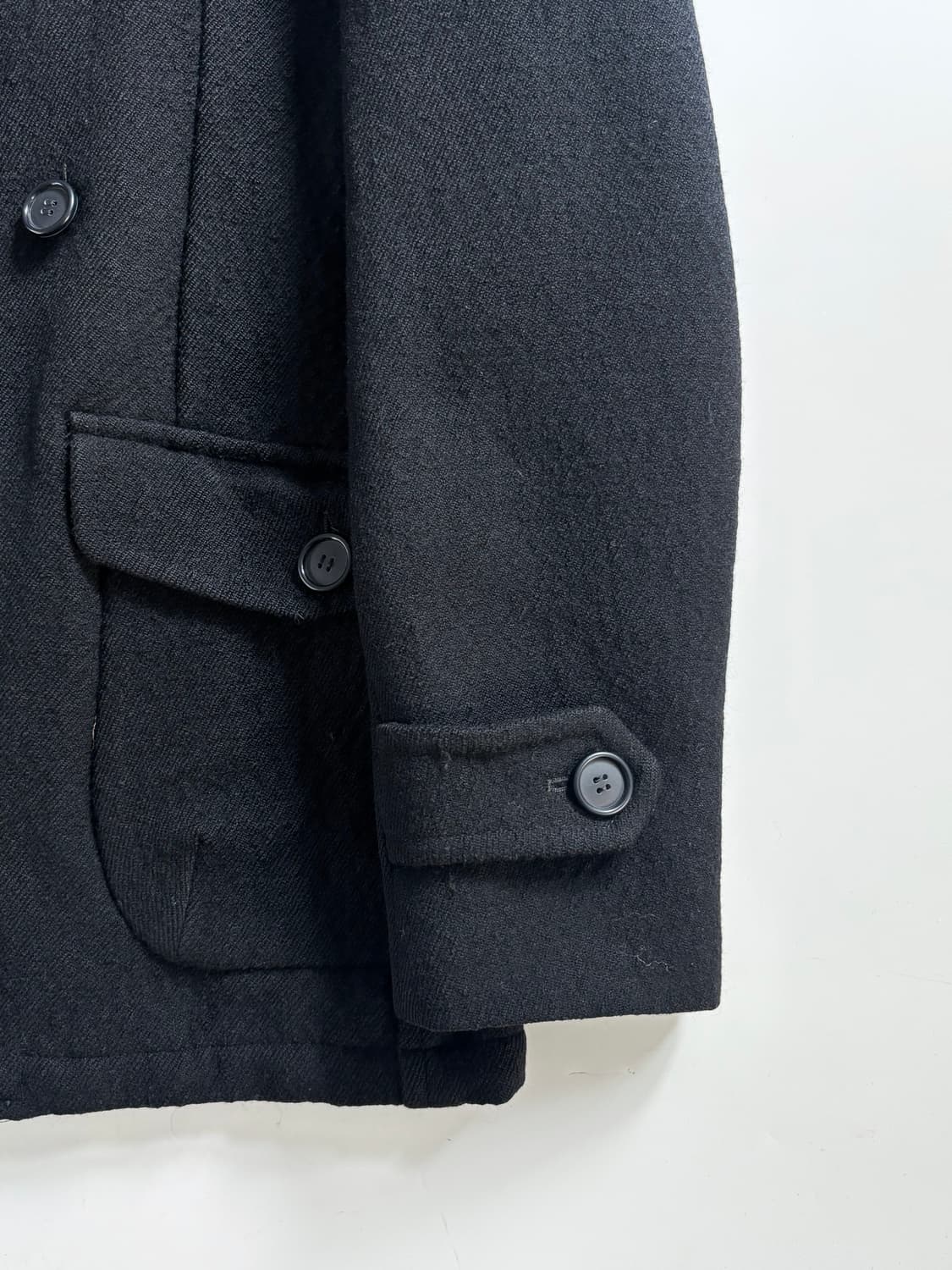 BOTTEGA VENETA 보테가 베네타 블랙 피 코트 상품이미지6