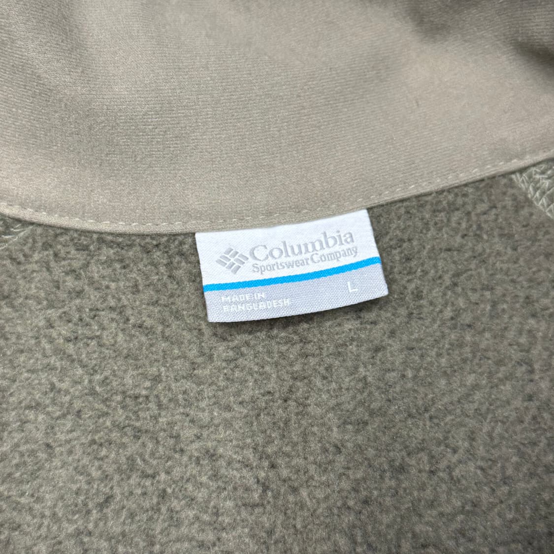 [L] 컬럼비아 올리브 플리스 집업 상품이미지5