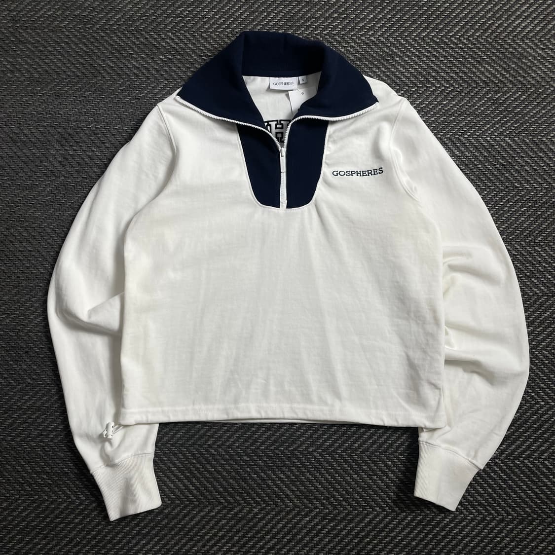 고스피어스 빅로고 우먼스 아노락 스웻 긴팔티 y 4255 상품이미지3