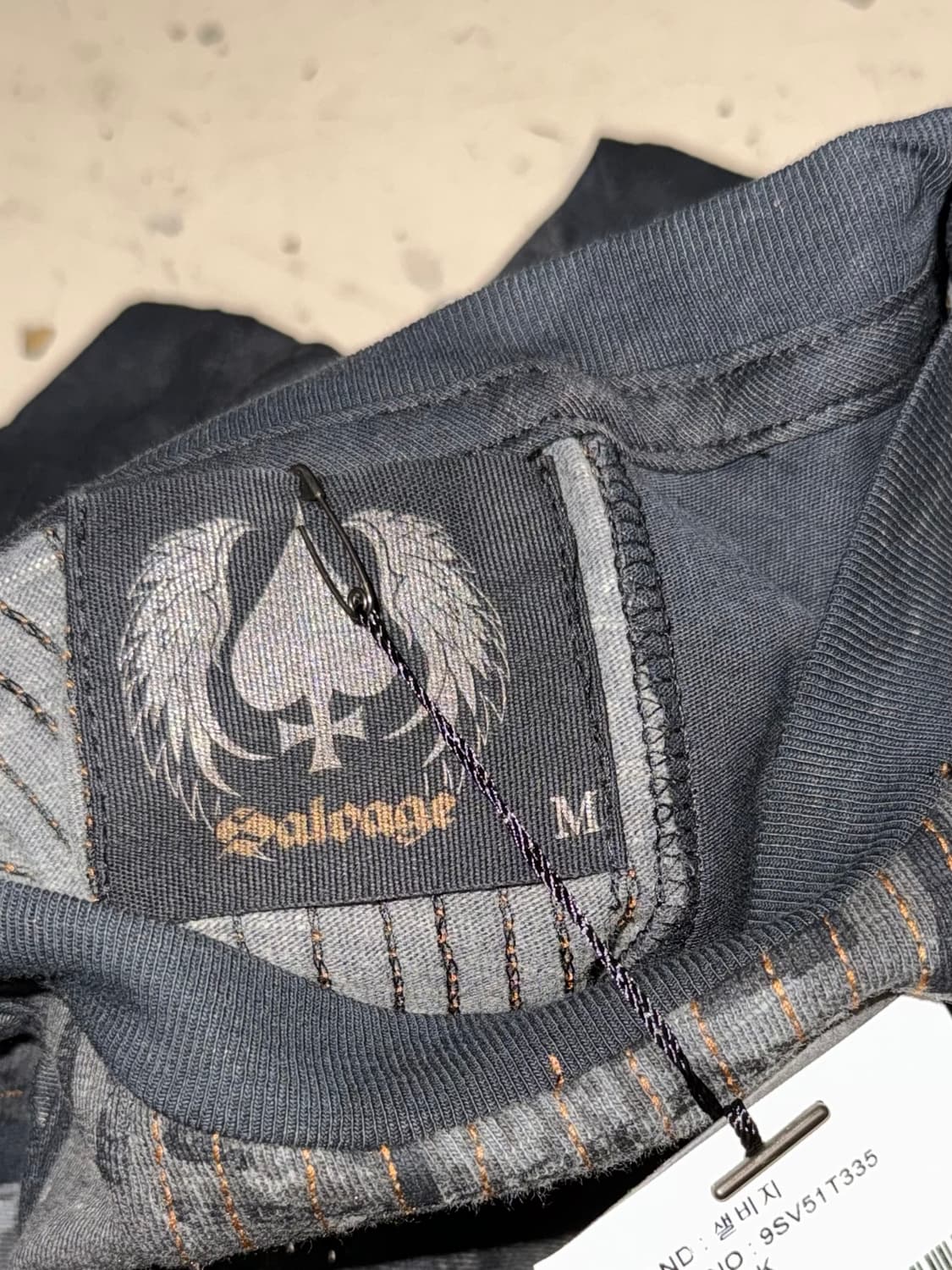 Salvage stud point lettering top 상품이미지6