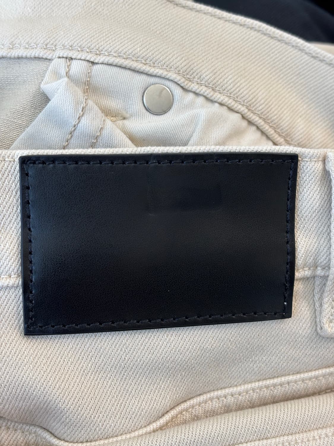 24SS)띠어리 애슬레틱핏 데님팬츠30"/아이보리샌드 상품이미지7