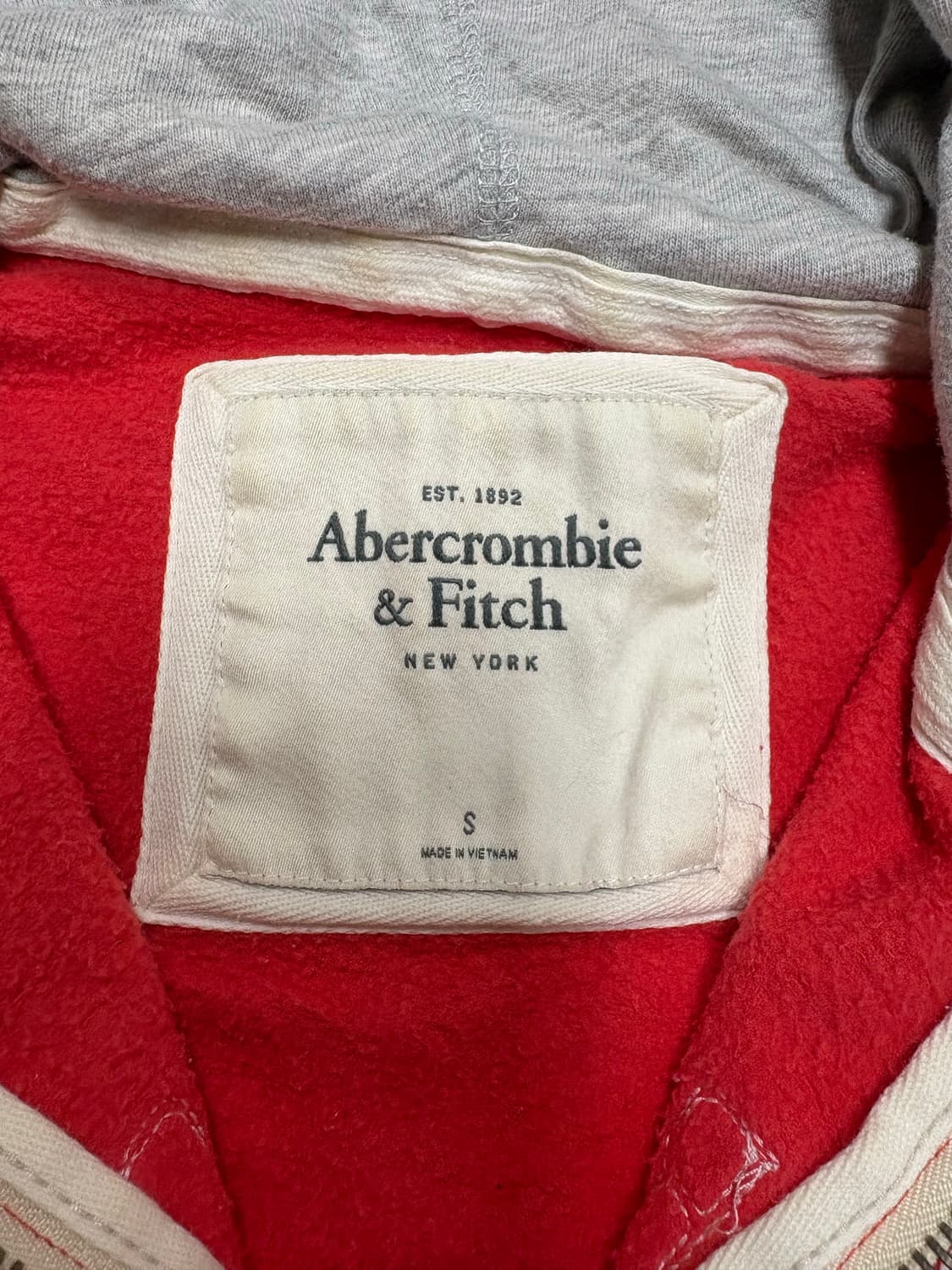 아베크롬비 딱붙핏 후드집업 s 상품이미지2