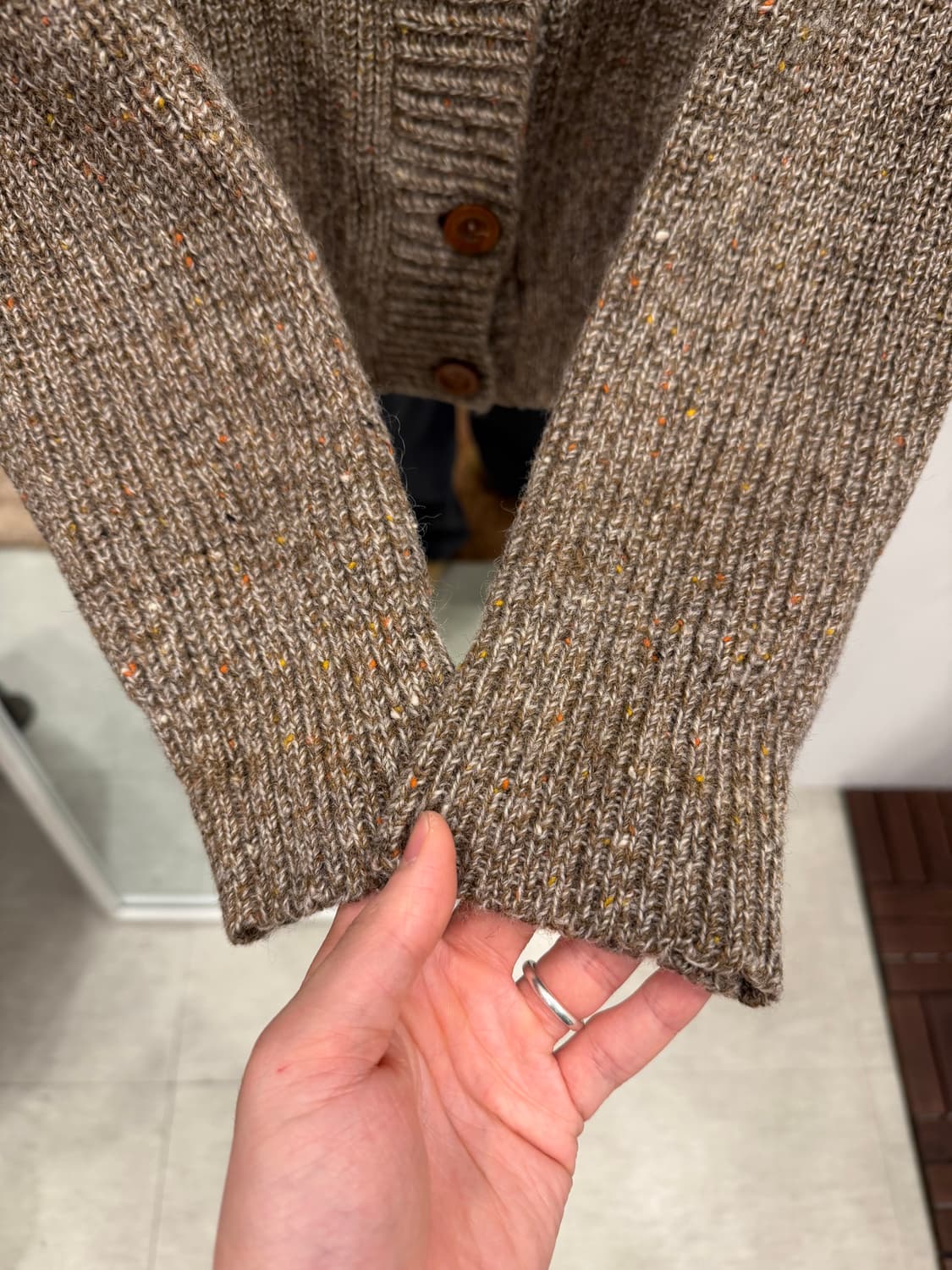 70s Pendleton 펜들턴 버진 울 카라 가디건 (USA) 상품이미지4