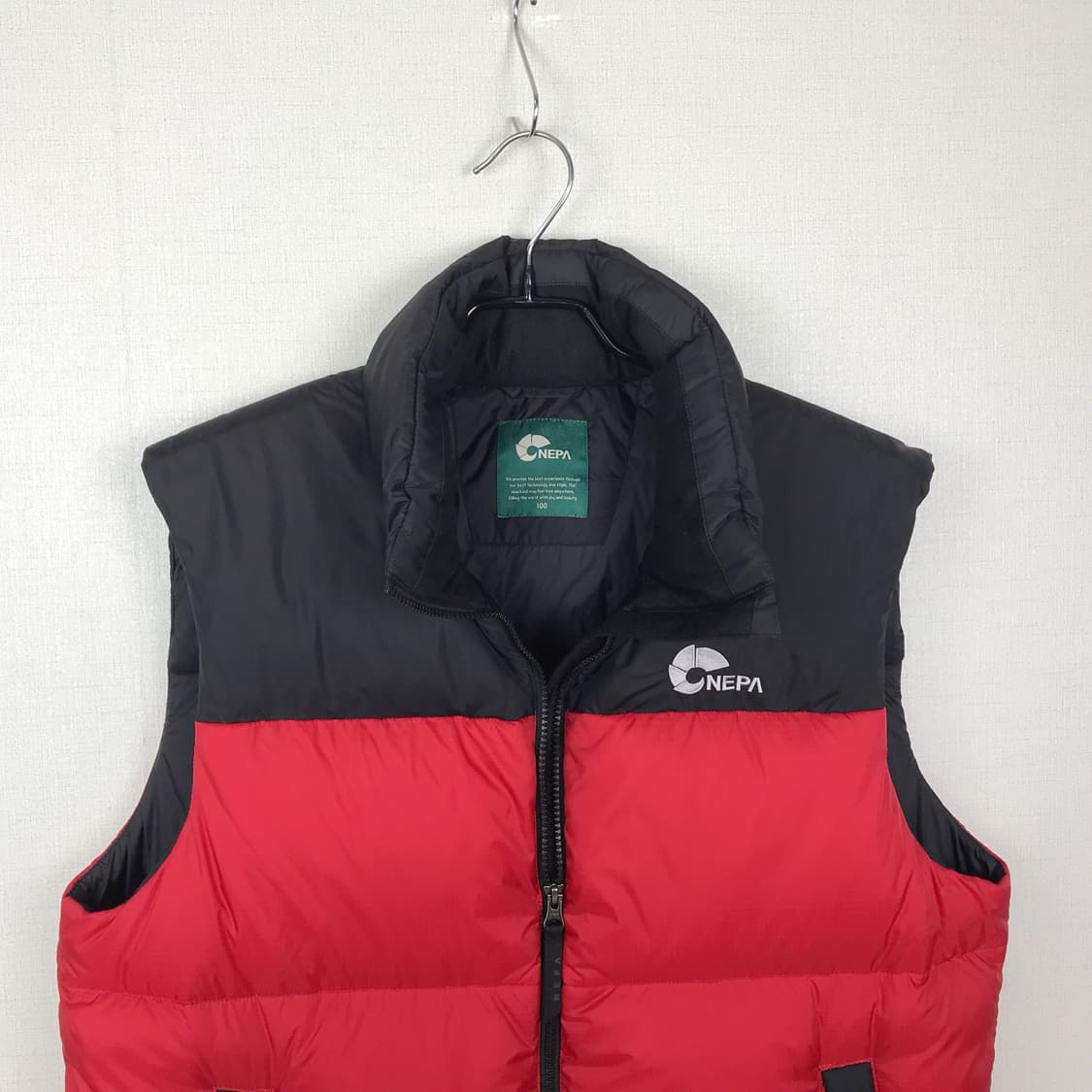 네파 포르테 덕다운 패딩조끼 남성100 상품이미지2