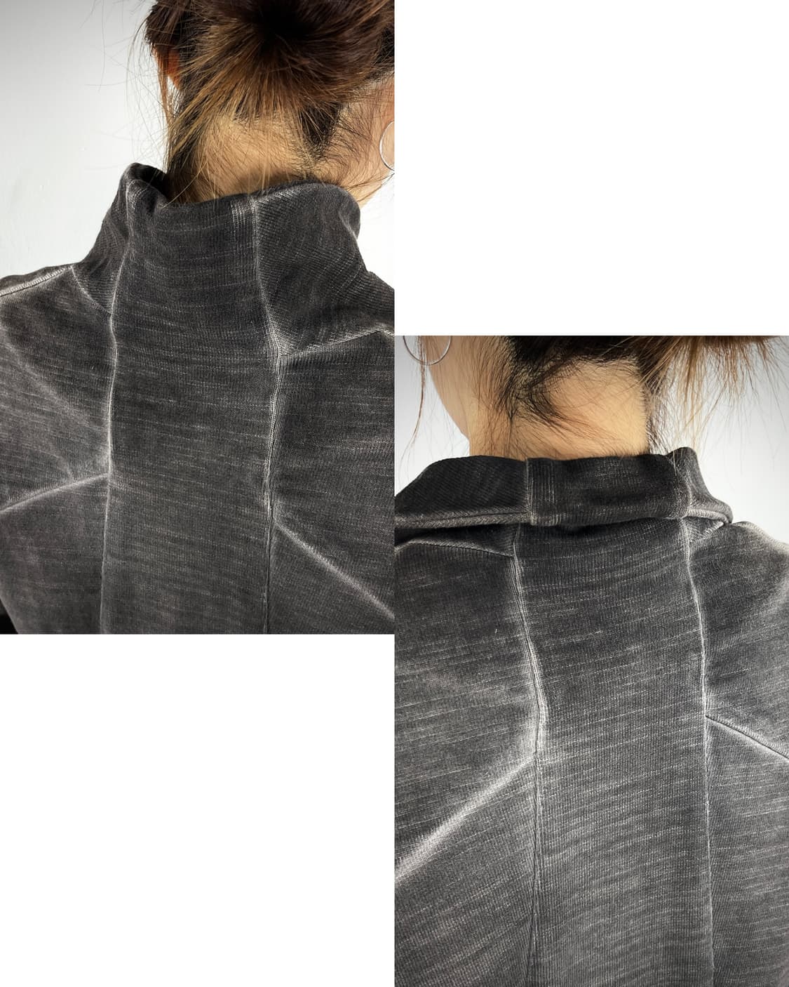 ANDREA YA'AQOV DARK SLATE BUTTON JACKET 상품이미지6