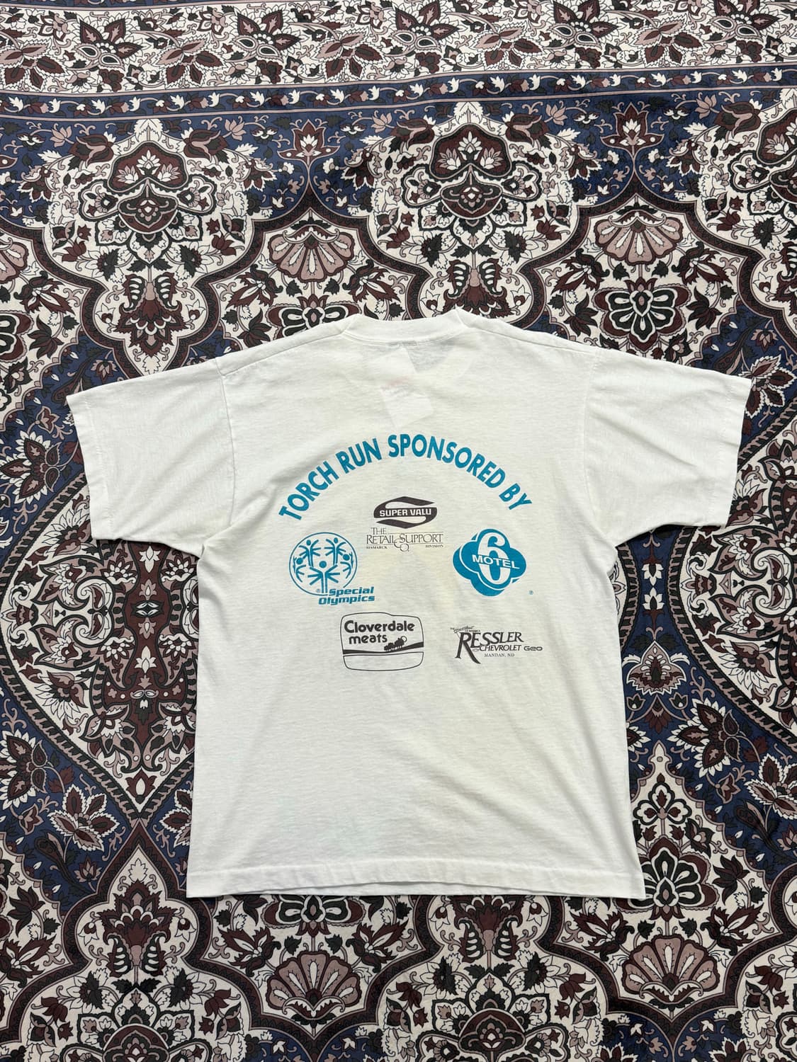 90s Torch run 싱글스티치 반팔티 상품이미지5