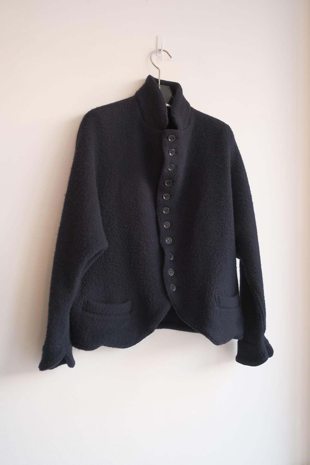 Dolman sleeve button wool jacket  상품이미지6