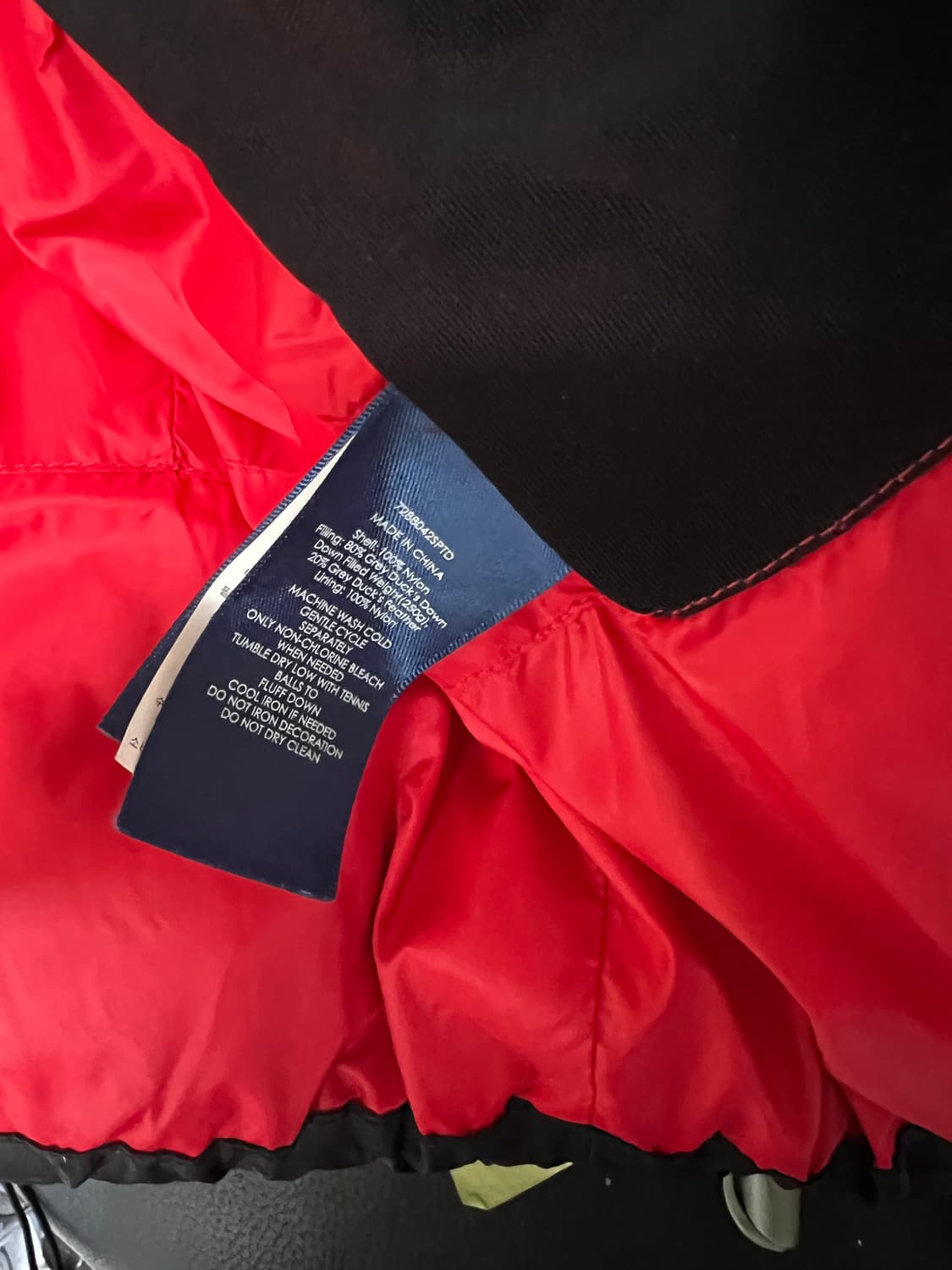 폴로랄프로렌 빅포니 패딩 블랙  L 상품이미지6