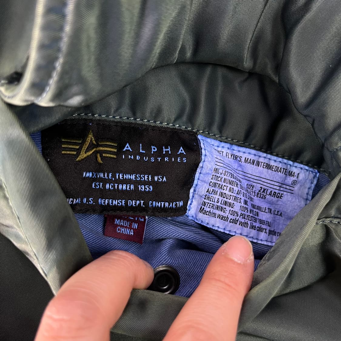 105 알파인더스트리 60s E-TYPE 항공자켓  상품이미지6