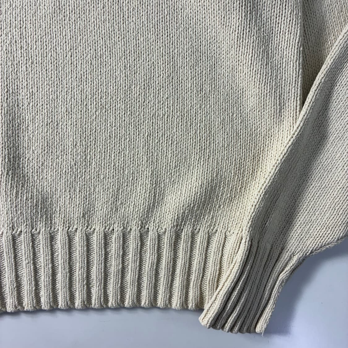 Polo  폴로 랄프로렌 자수 코튼 아이보리 니트   상품이미지4