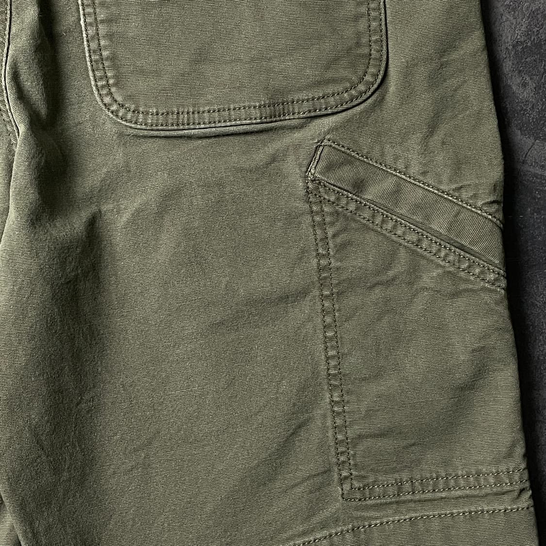 CARHARTT 칼하트 카키 루즈핏 유틸리티 워크 하프팬츠 A01163 상품이미지9