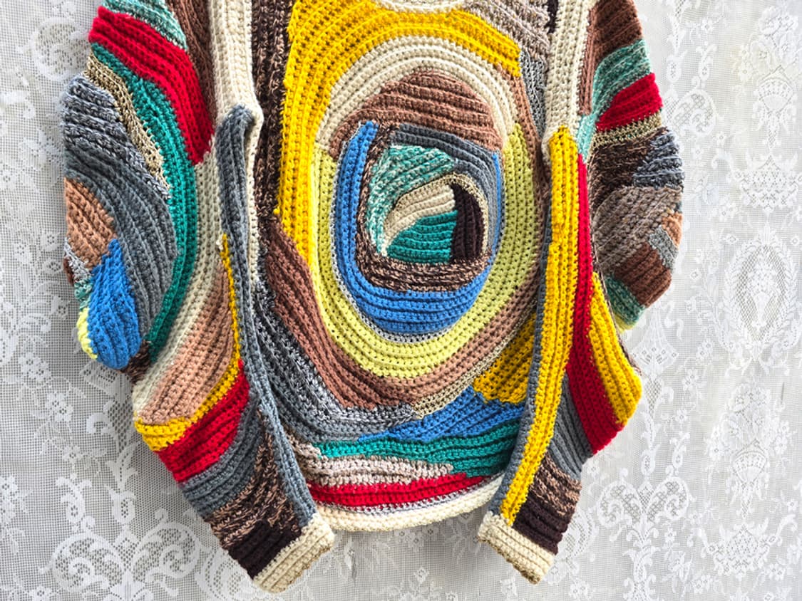 80-90s 빈티지 니트웨어 (made in hong kong) 상품이미지3