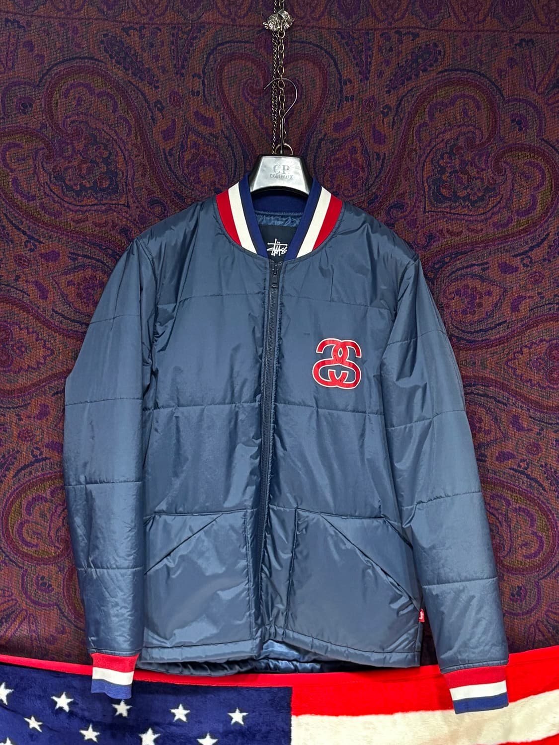 스투시 네이비점퍼  상품이미지1