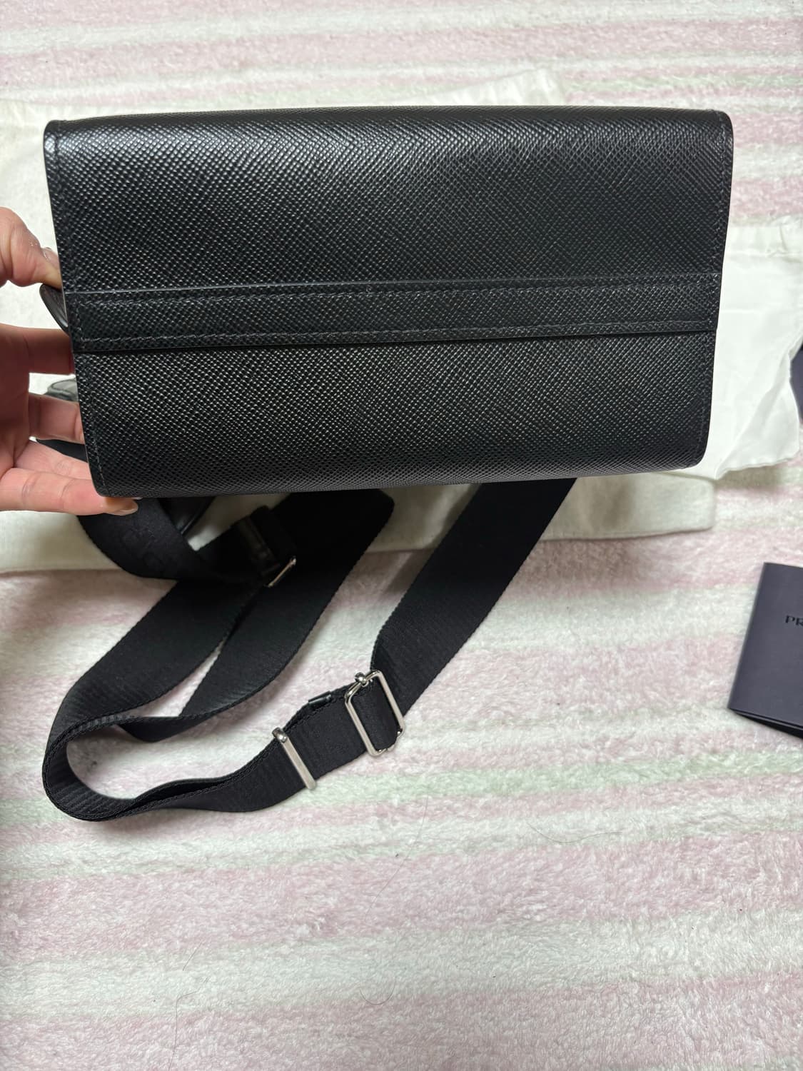 프라다 사피아노 탑 핸들 토트백/숄더백 1BA269 은장 이번주만 판매 상품이미지5