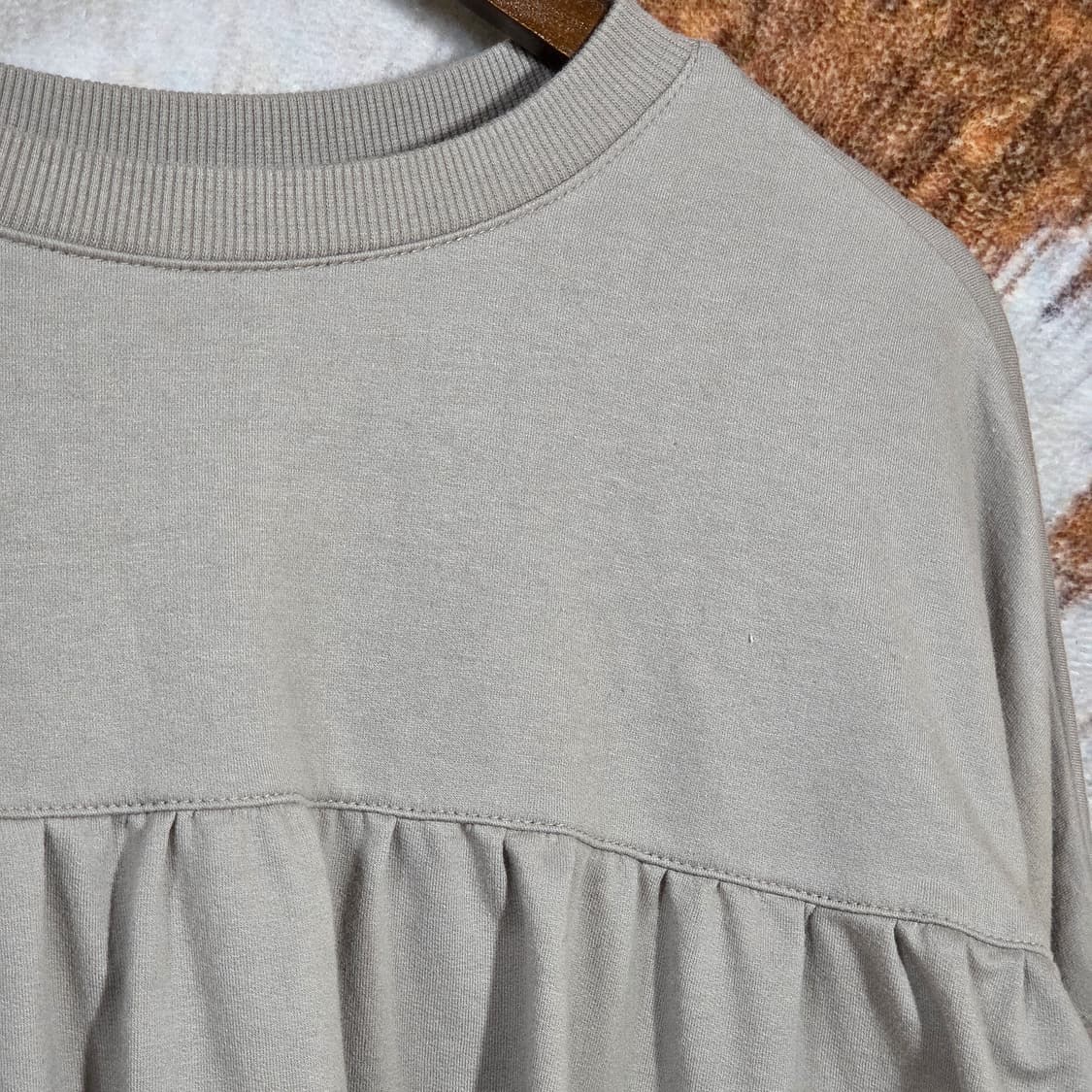 일본 빈티지 모리걸 셔링 롱슬리브 맨투맨 상품이미지2