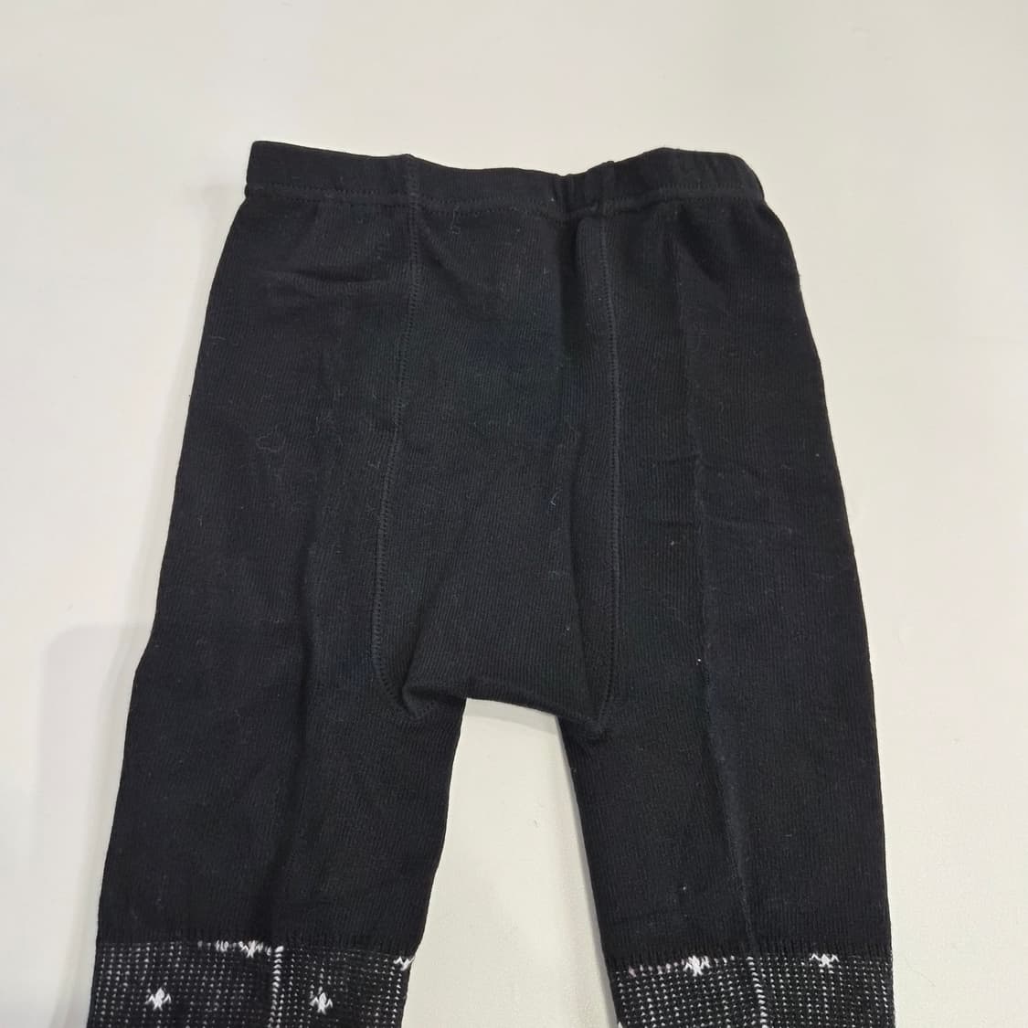 일본제 노르딕 눈꽃 패턴 겨울 니트 타이즈 상품이미지7