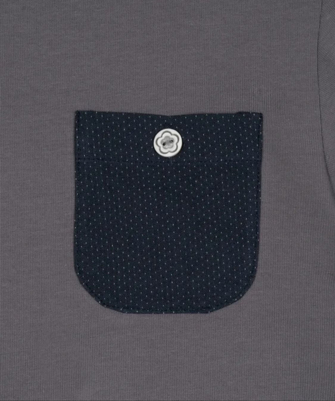 더콜디스트모먼트 TCM button mini pocket T (navy) 상품이미지2