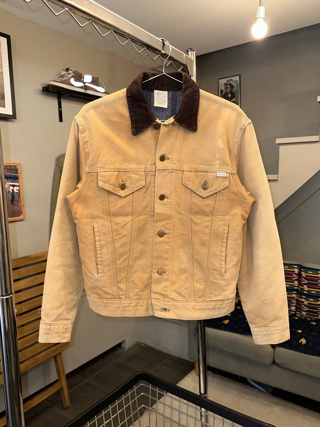 80’s Carhartt 68WJP 3-type work jacket 상품이미지4
