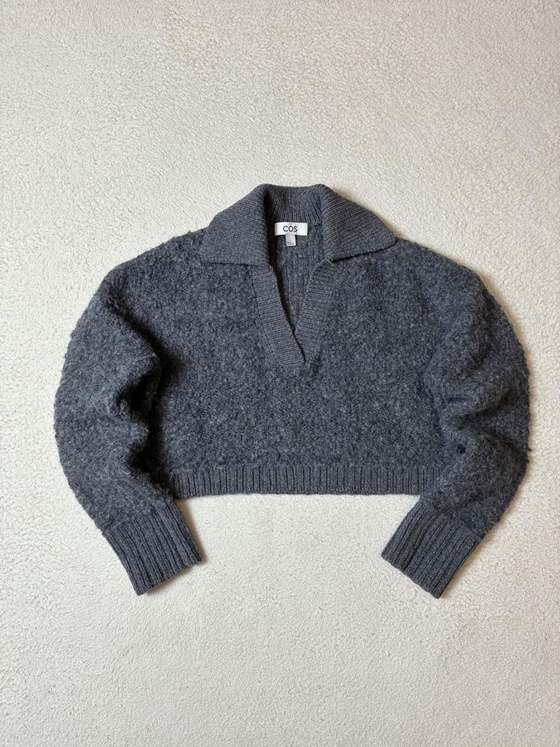 코스 COS 알파카 부클레 크롭 니트 PN7144 상품이미지1