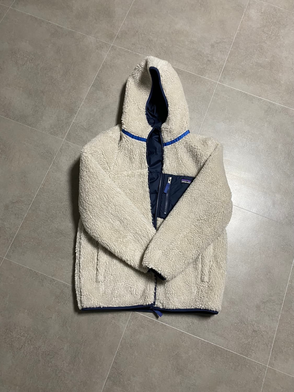 파타고니아 리버시블 퀼팅 플리스 후드 집업 자켓 상품이미지2