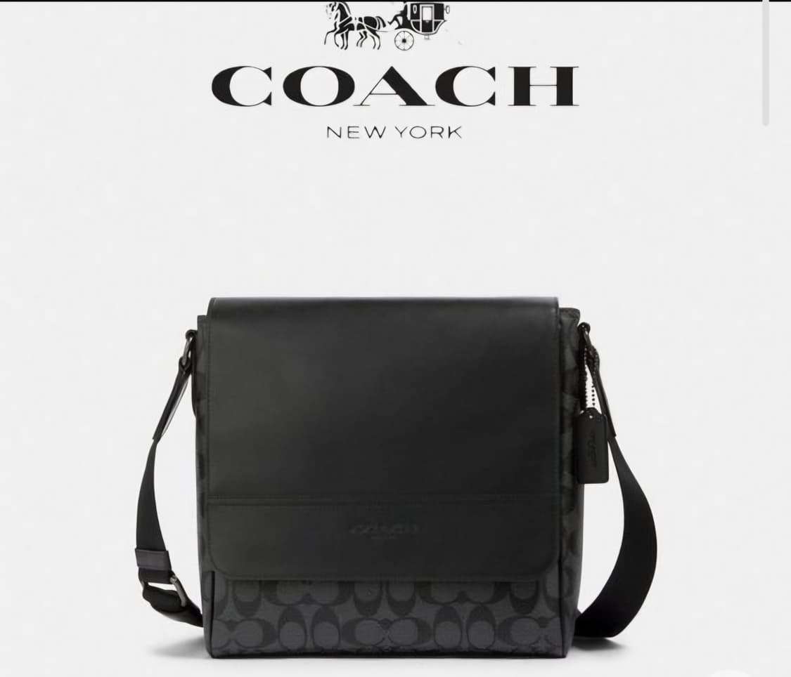 코치 시그니쳐 캔버스 메신저 크로스백/coach🩶 상품이미지1