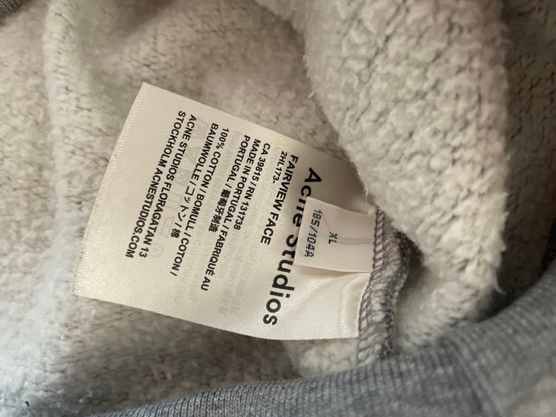 아크네 스튜디어 페어뷰 맨투맨 상품이미지5