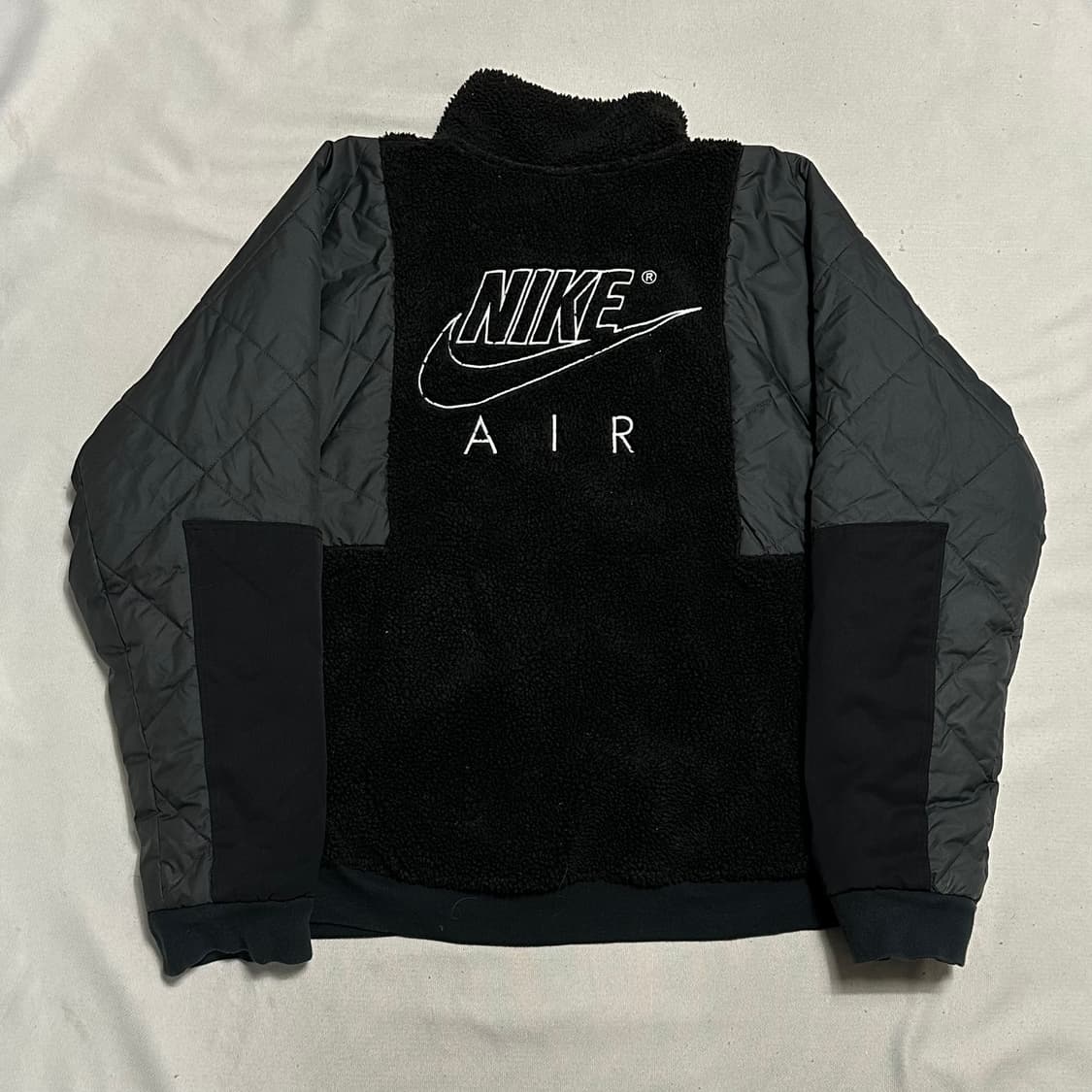 XXL 나이키 에어 블랙 반집업 플리스 상품이미지3