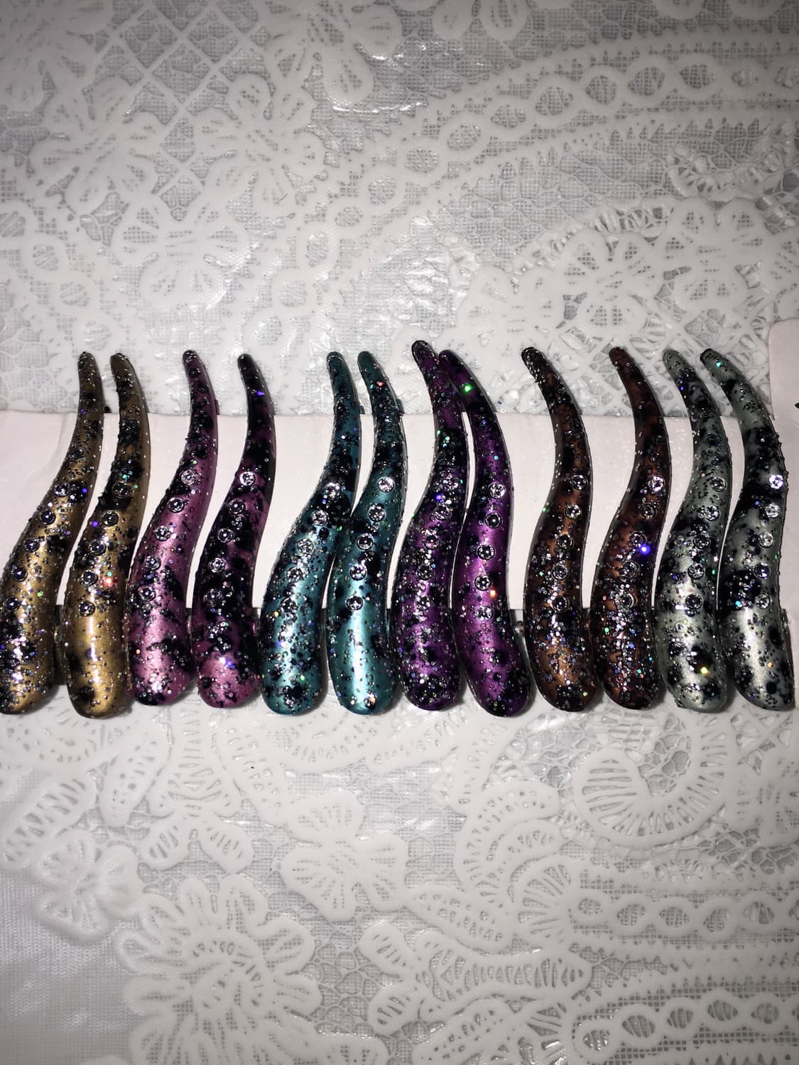 파리 수입 네일모양 핀 상품이미지7