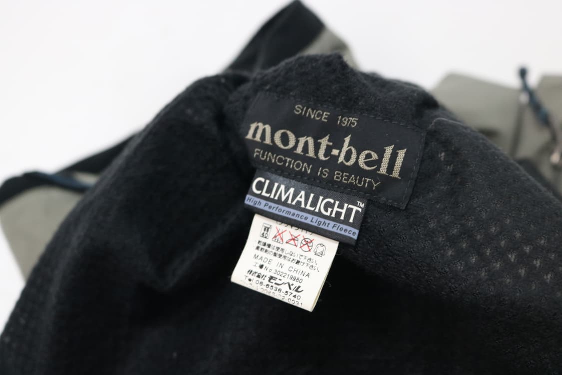 mont-bell 몽벨 빈티지 클라이마라이트 플리스 안감 나일론 자켓 상품이미지10