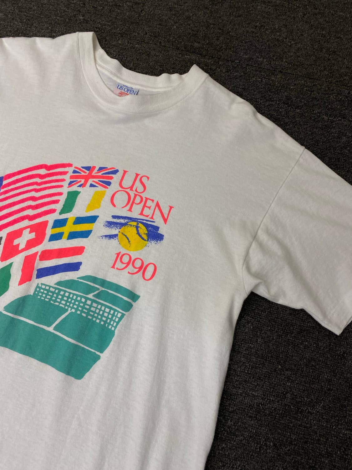 90s US 오픈 테니스 컵 반팔 티셔츠 상품이미지4