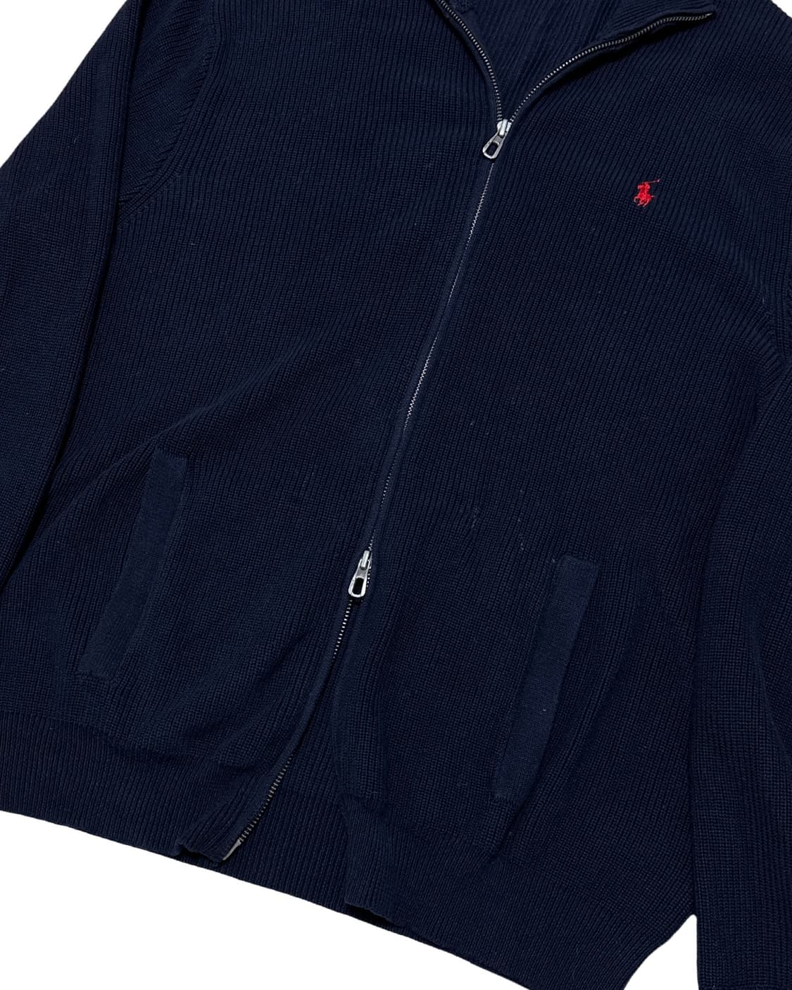 폴로 랄프로렌 투웨이 네이비 니트집업 상품이미지4